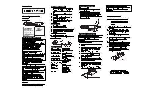 Craftsman Trimmer 82147 User Manual