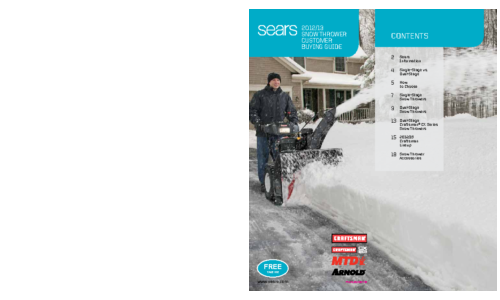 Craftsman Snow Blower 88170 User Manual