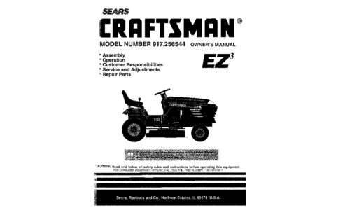 Craftsman Lawn Mower 917.256544 User Manual