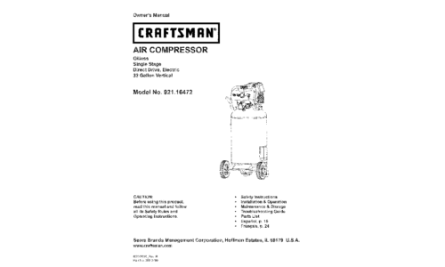 Craftsman 921.16472 User Manual