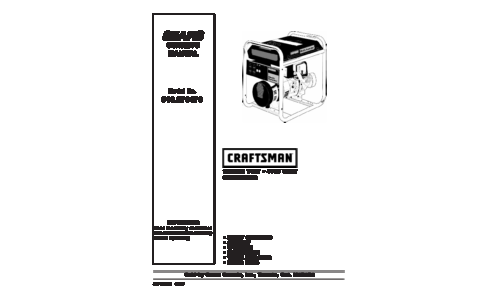 Craftsman 919.679470 User Manual