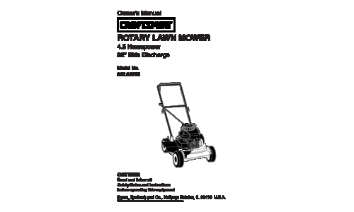 Craftsman 917.38765 User Manual