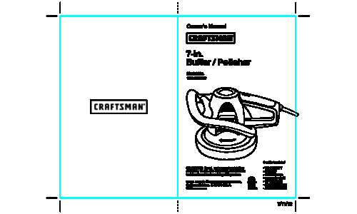 Craftsman Cordless Sander 172.10721 User Manual