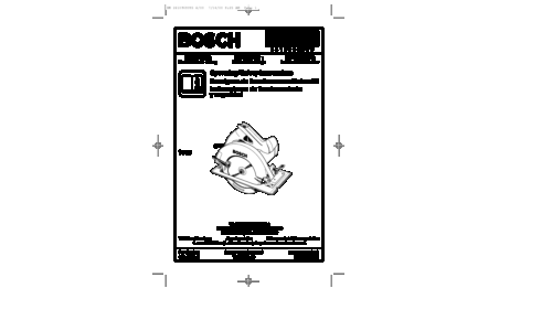 Bosch Power Tools Saw 1658 User Manual