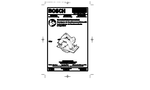 Bosch Power Tools Saw 1655 User Manual