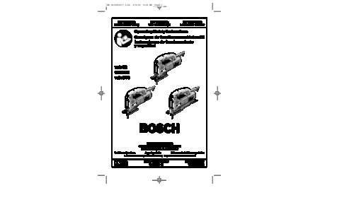 Bosch Power Tools Saw 1587AVSK User Manual