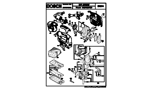 Bosch Power Tools Saw 0601598260 User Manual