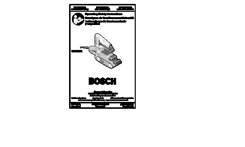 Bosch Power Tools Sander 1274DVS User Manual