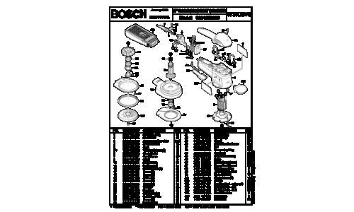 Bosch Power Tools Sander 0601372439 User Manual