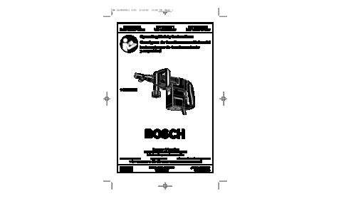 Bosch Power Tools Power Hammer 11317EVS User Manual