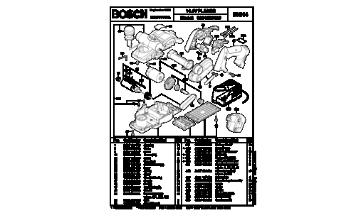 Bosch Power Tools Planer 601595460 User Manual