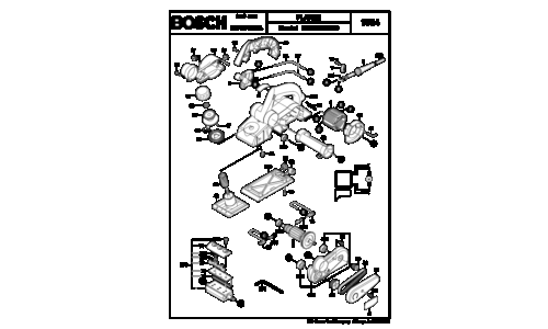 Bosch Power Tools Planer 601594039 User Manual