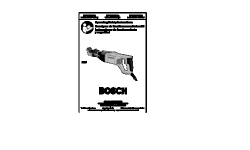 Bosch Power Tools Drill RS5 User Manual