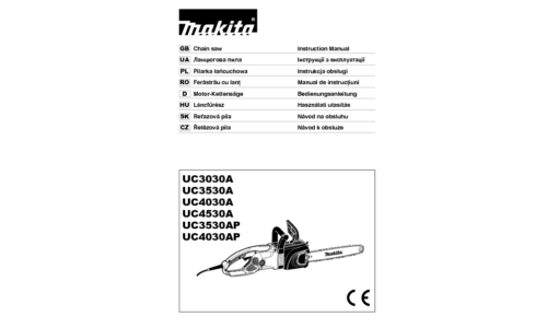 Makita UC3530A User Manual