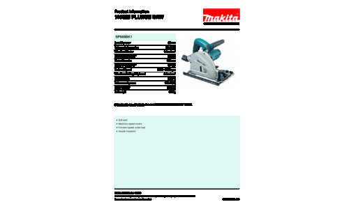 Makita SP6000K1 Circular Saw