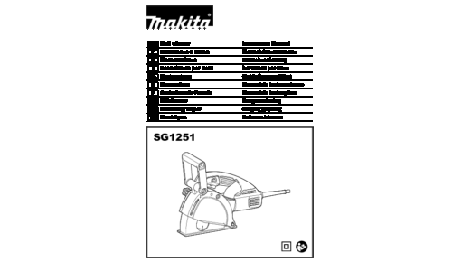 Makita SG1251J Wall Chaser