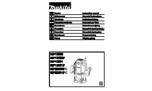 Makita RP1801F User Manual