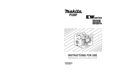 Makita Pump EW400R User Manual