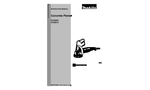 Makita PC5000C User Manual