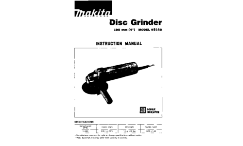 Makita N9514B User Manual