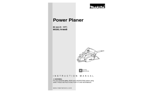 Makita N1900B User Manual