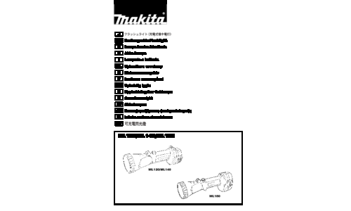 Makita ML120 User Manual