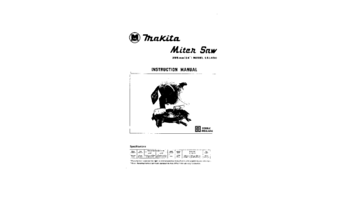 Makita LS1400 User Manual