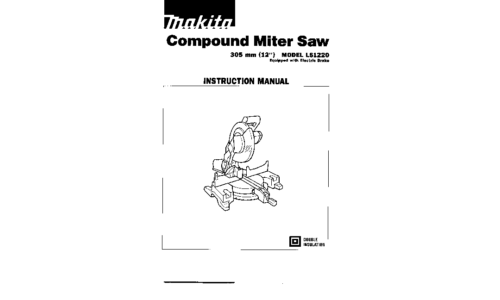 Makita LS1220 User Manual