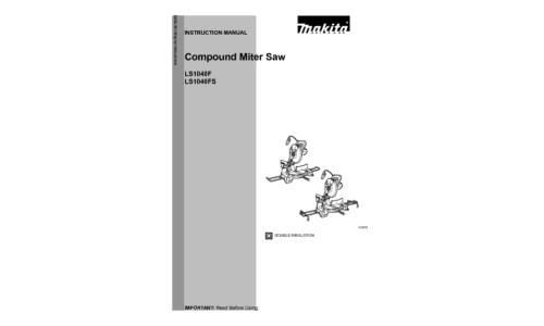 Makita LS1040F User Manual