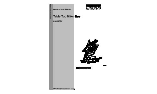 Makita LH1200FL User Manual