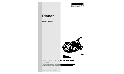 Makita KP312 User Manual