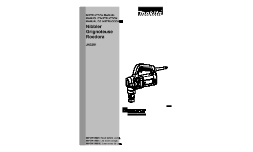 Makita JN3201 User Manual