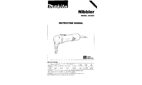 Makita JN1601 User Manual