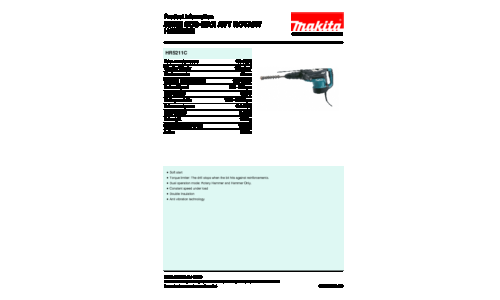 Makita HR5211C Rotary Hammer