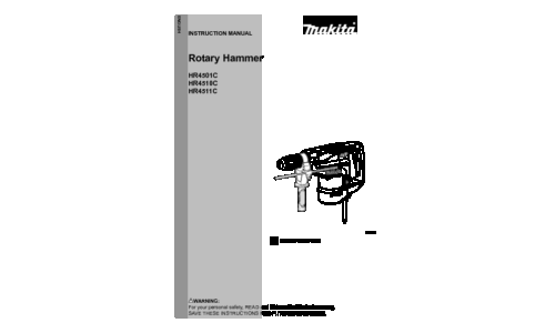 Makita HR4510C Rotary Hammer