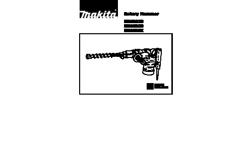 Makita HR3850 User Manual