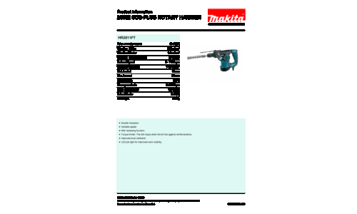 Makita HR2811FT Rotary Hammer