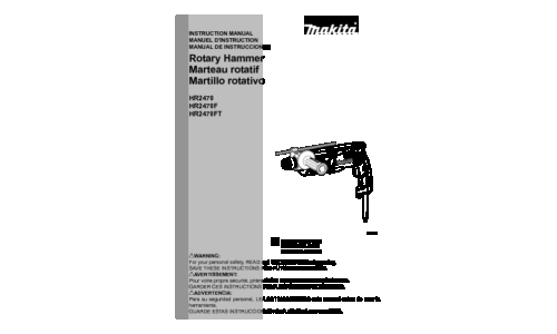 Makita HR2470F Rotary Hammer