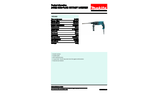 Makita HR2460 Rotary Hammer