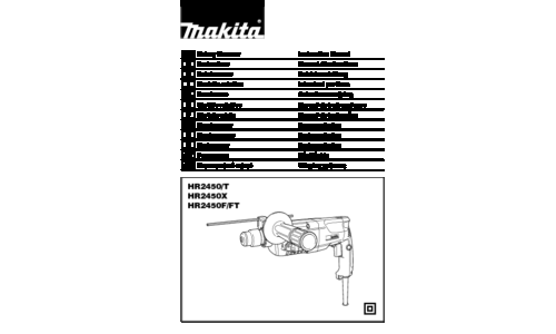 Makita HR2450X User Manual