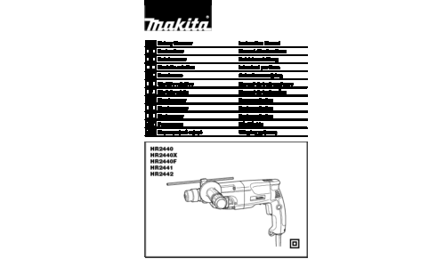 Makita HR2442 User Manual