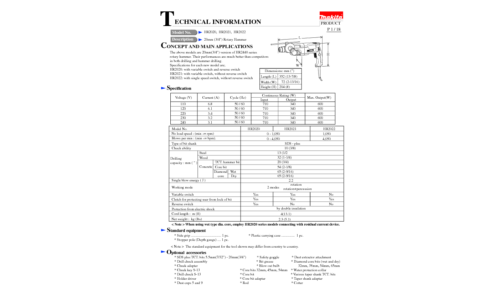 Makita HR2022 User Manual