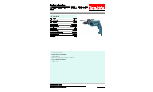 Makita HP1641K1X Power Drill