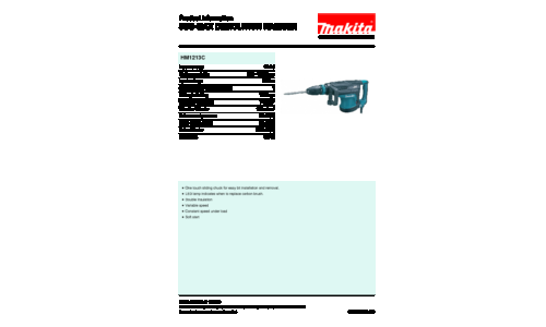 Makita HM1213C Concrete Breaker