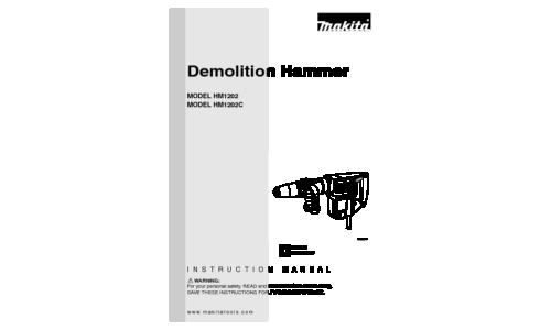 Makita HM1202C User Manual