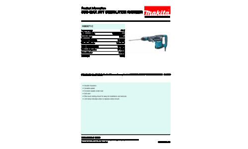 Makita HM0871C Concrete Breaker