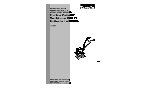 Makita HKU01 User Manual