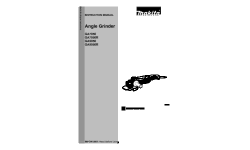 Makita GA7050 User Manual