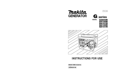 Makita G2800R User Manual