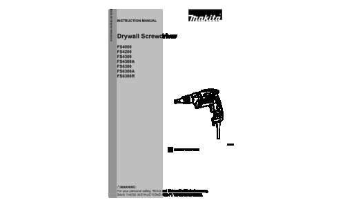 Makita FS6300R User Manual